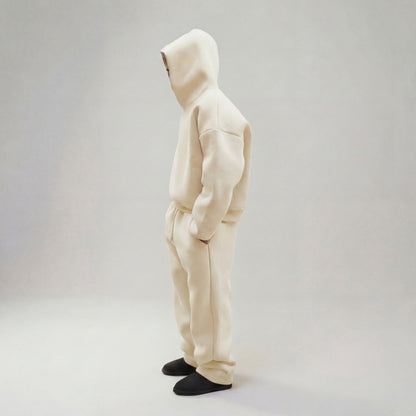 KREMHVIT Hettegenser