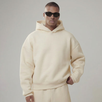 KREMHVIT Hettegenser